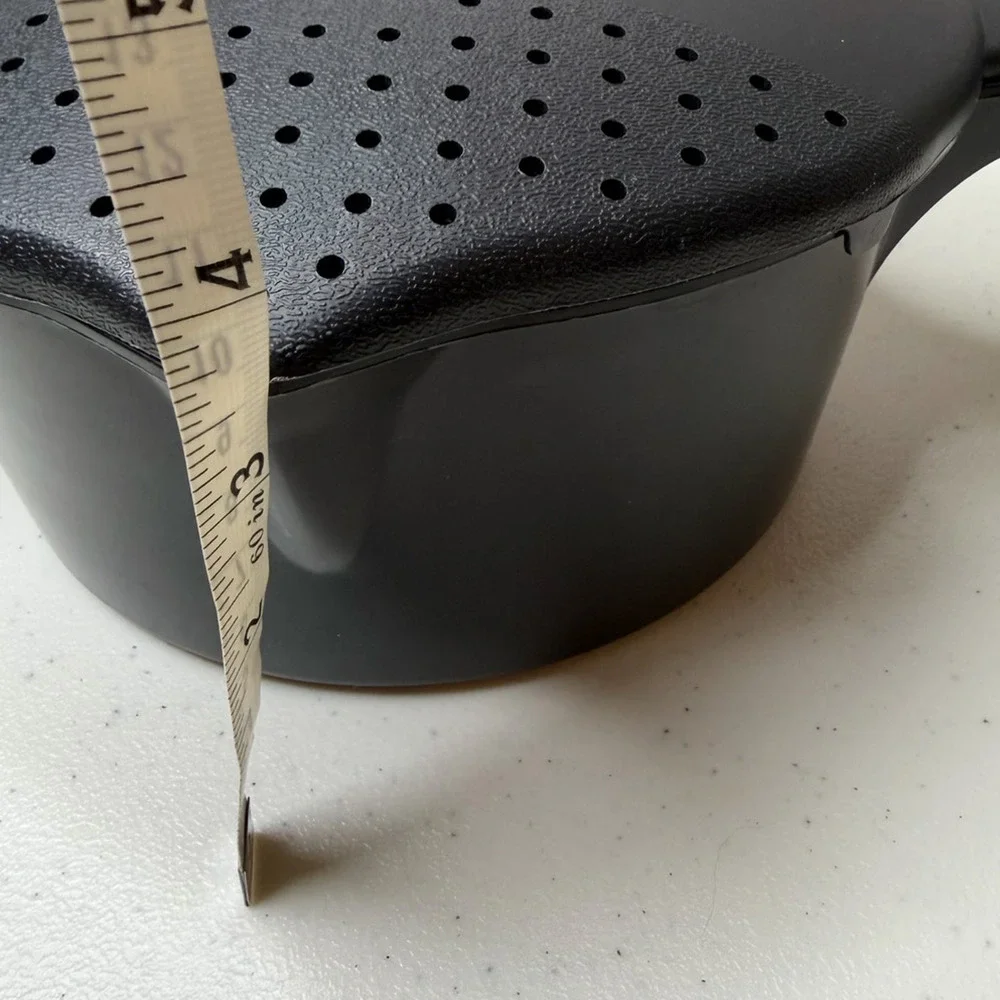 Pampered Chef Micro Cooker Microwave Steamer Large 8 Cup 2 Quart 2778 Black